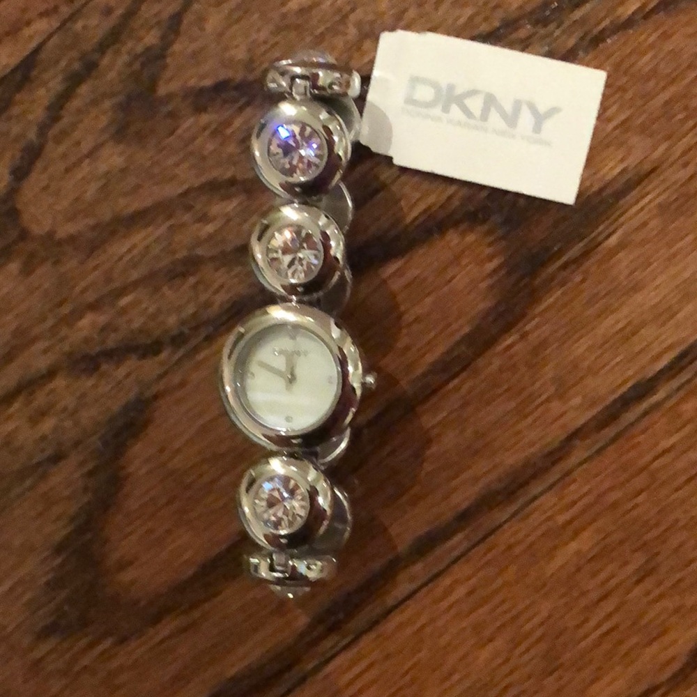 NWT DKNY embellished watch with Swiss parts